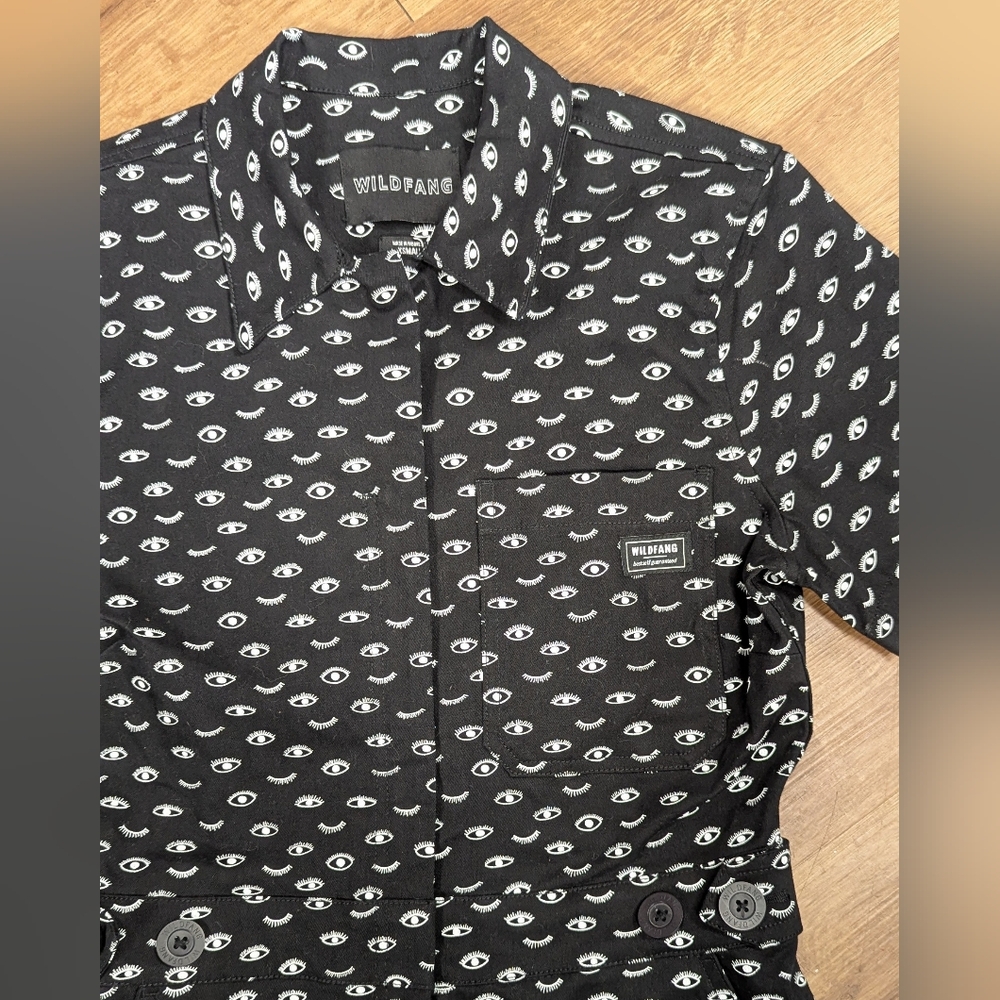 NWT Wildfang Essential Coverall in Black Wink XS